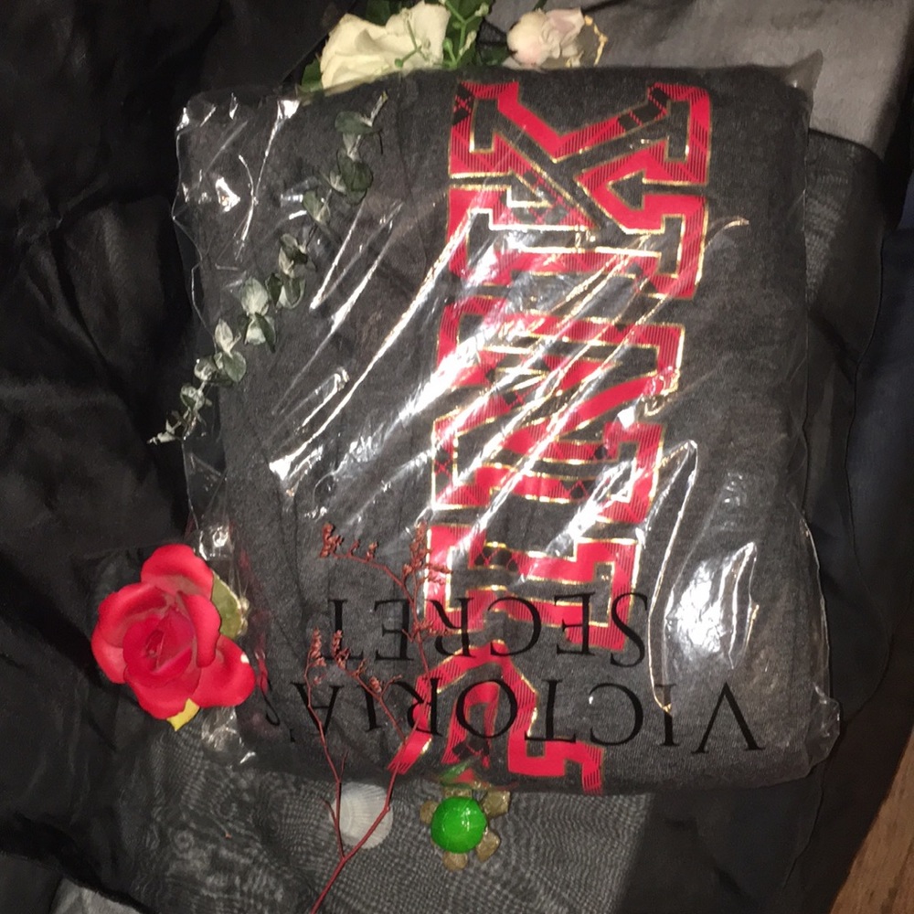 NWT PINK BY VS EVERYDAY BOYFRIEND LOUNGE PANTS